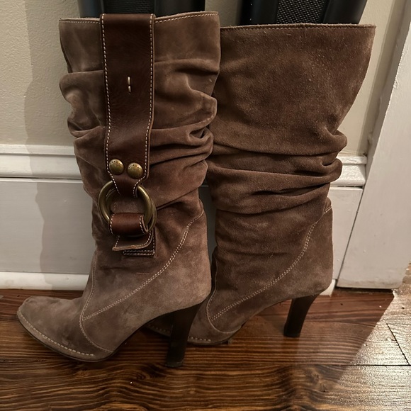 Coach suede slouch boots - Picture 3 of 3